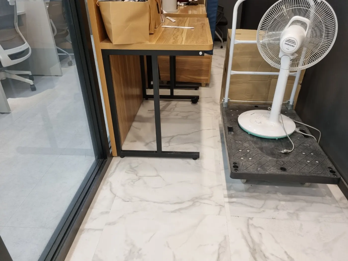 사무 공간 정리 — 용산동 학원청소 현장