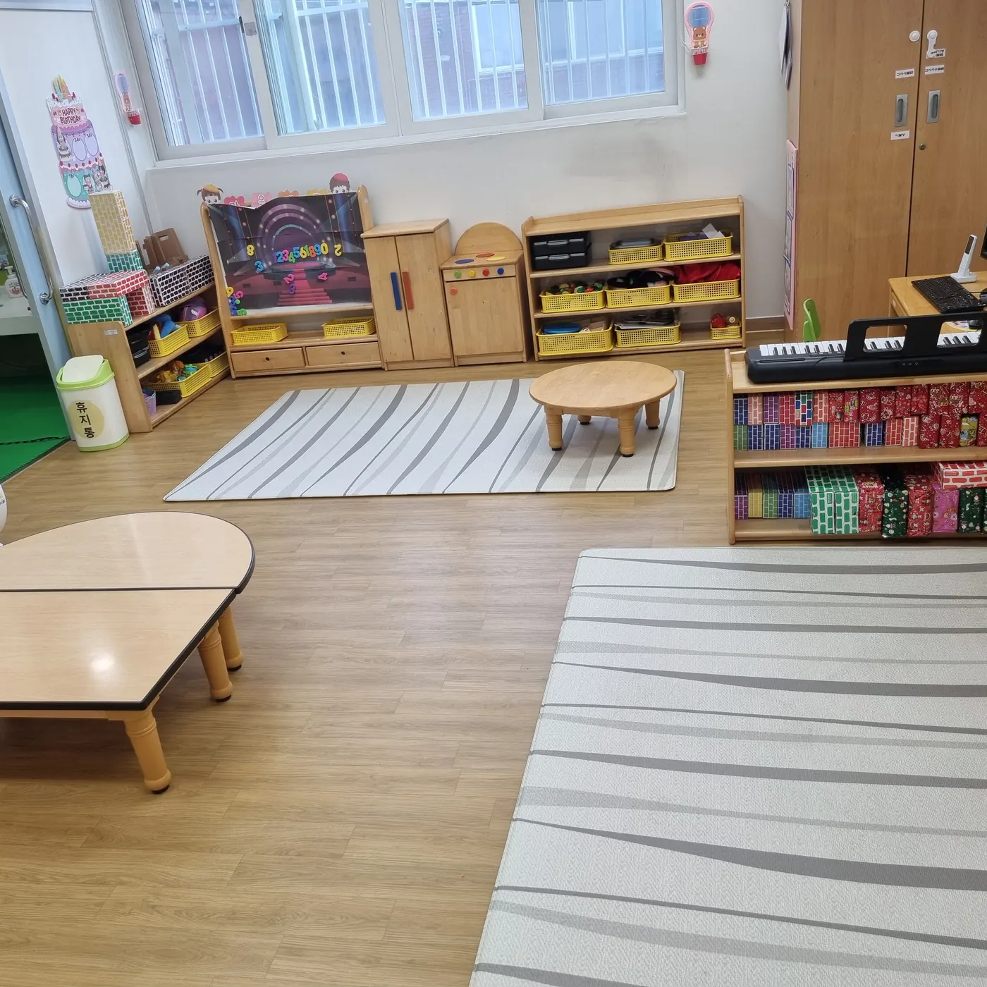 석정동 어린이집청소 시공 현장 — 교실 마감