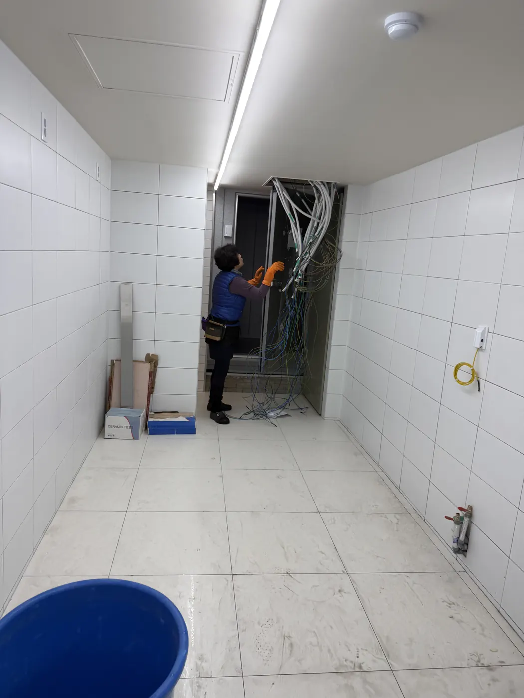 세정 진행 — 양림동 식당청소 현장