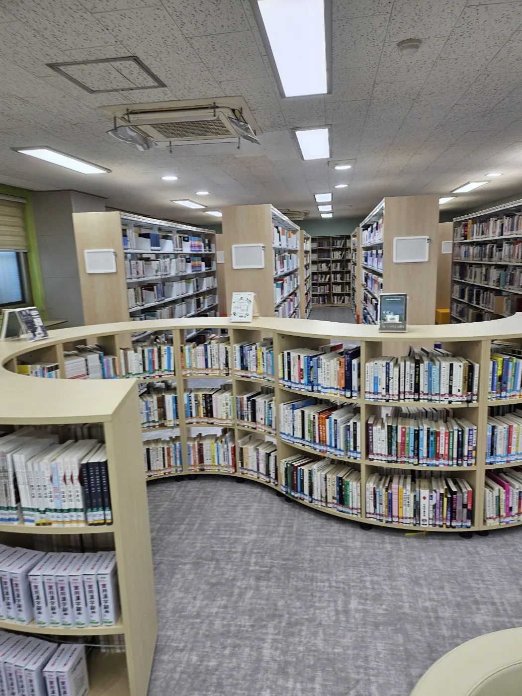 도서관 정리 — 벽진동 학교청소 현장