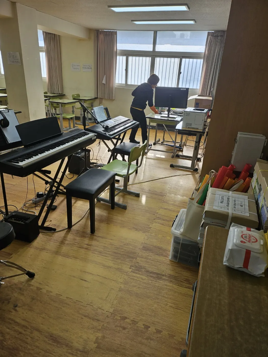 특별교실 정리 — 광주권 학교청소 현장